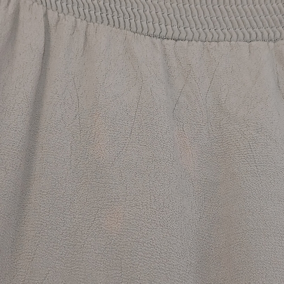 Eileen Fisher Lagenlook Neutral Wrap Midi Skirt - Picture 14 of 15